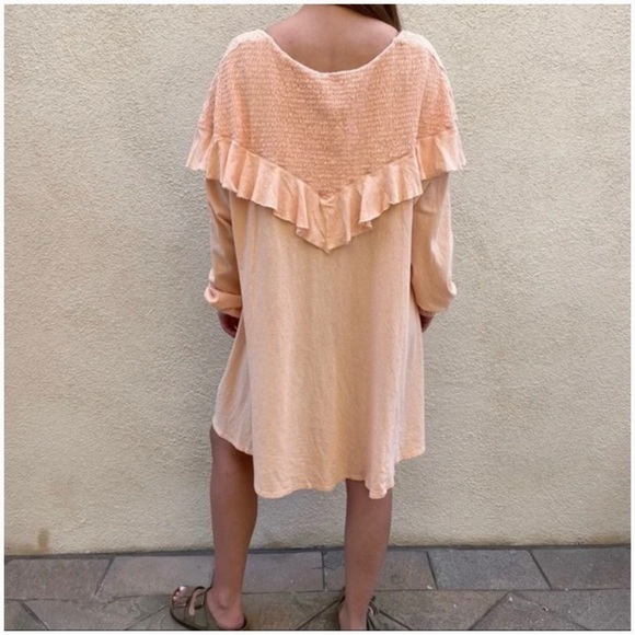 Free People Beach Smocked Mini - Picture 3 of 6